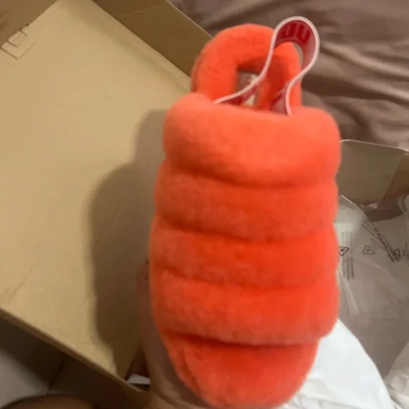 Ugg slippers fluff yeah slides size 9 - Picture 3 of 7